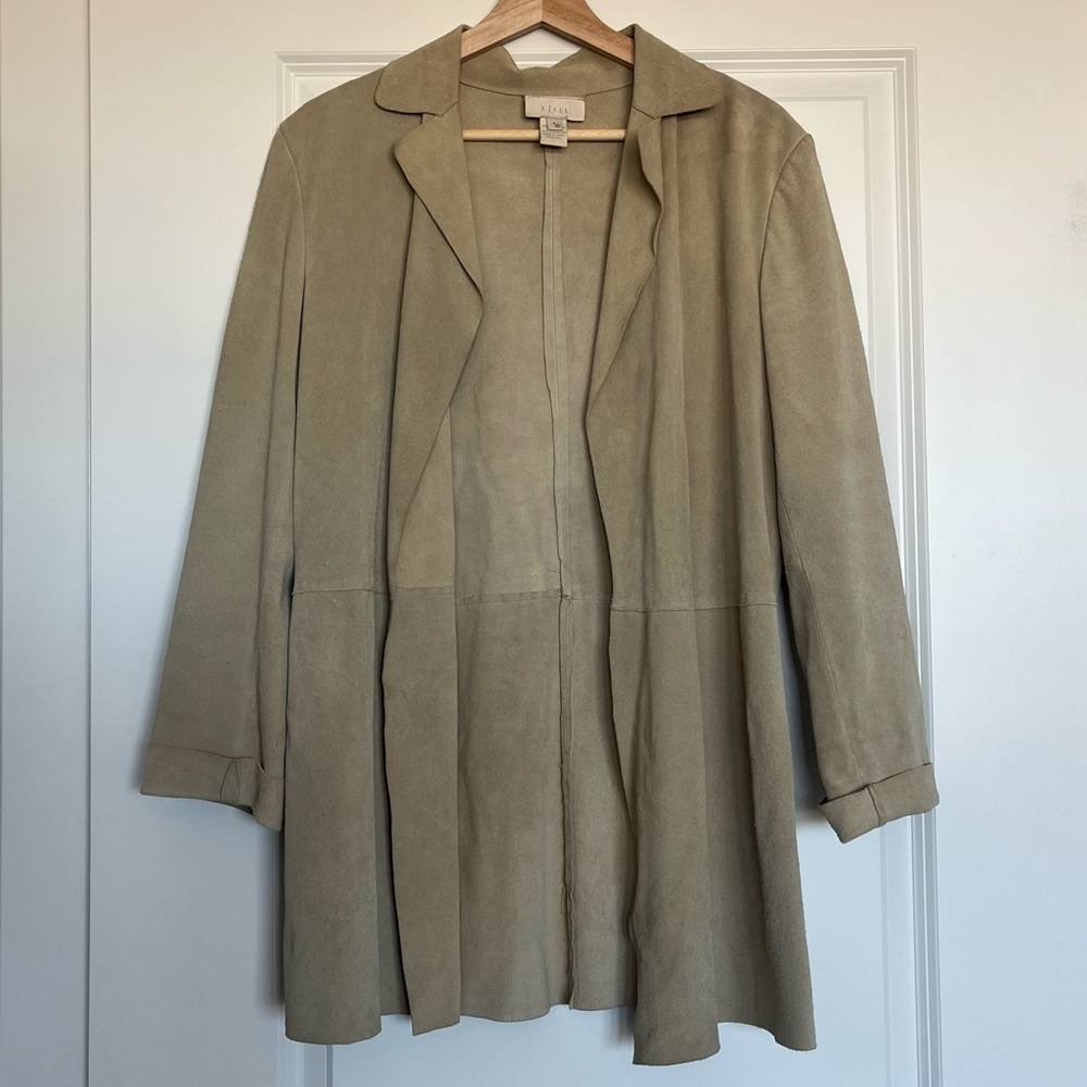 Tan Suede Shacket - Picture 2 of 6